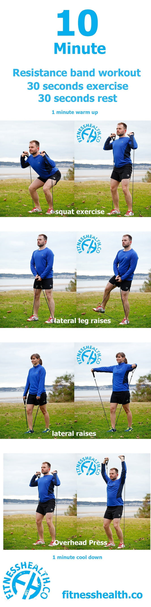 10 Minute resistance band workout you can do anywhere - Fitness Health