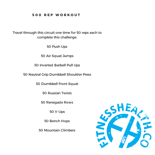 500 REP WORKOUT - Fitness Health