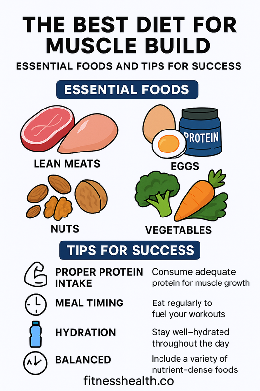 The Best Diet for Muscle Build: Essential Foods and Tips for Success
