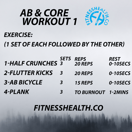 Ab and Core Workout 30 Minutes - Fitness Health 