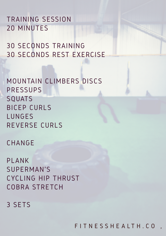 FH2 20 minutes HITT cardio workout - Fitness Health
