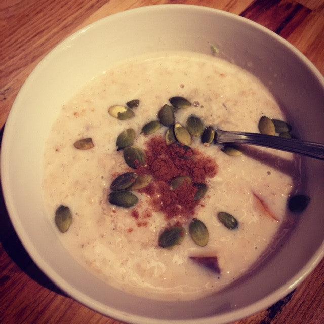 Hearty Apple and Cinnamon Protein Porridge - Fitness Health