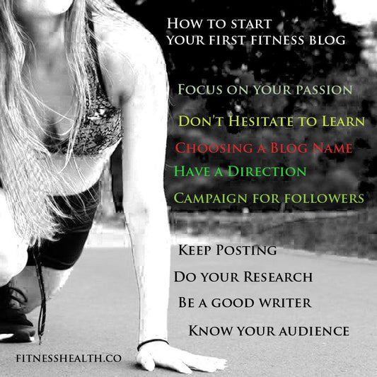 How to start your first fitness blog - Fitness Health