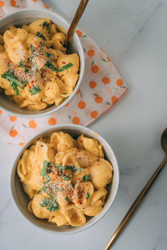 Macaroni and Cheese with Spinach and Vegan Cheese - Fitness Health 