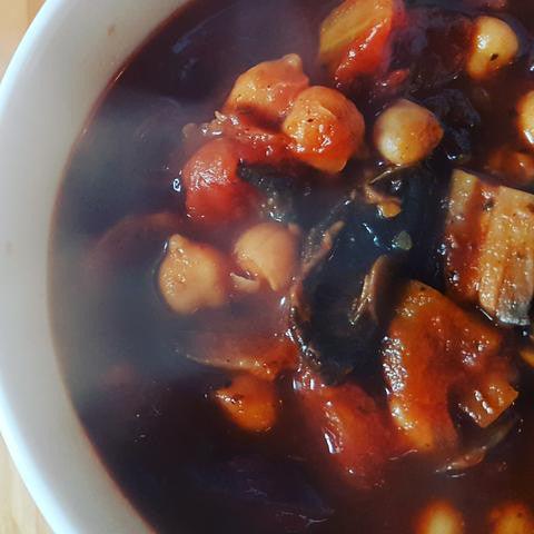 Mediterranean Style Chickpea and mushroom casserole - Fitness Health