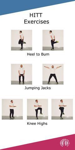 The 3 Simple HITT Exercises You can do at home - Fitness Health
