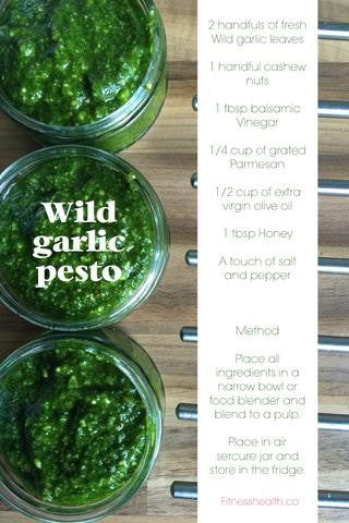Wild garlic pesto Recipe - Fitness Health