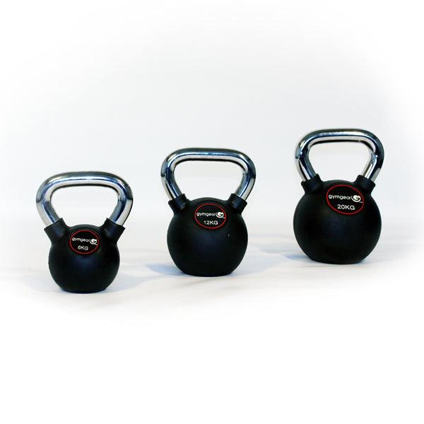 12kg Rubber Kettlebell - Fitness Health 