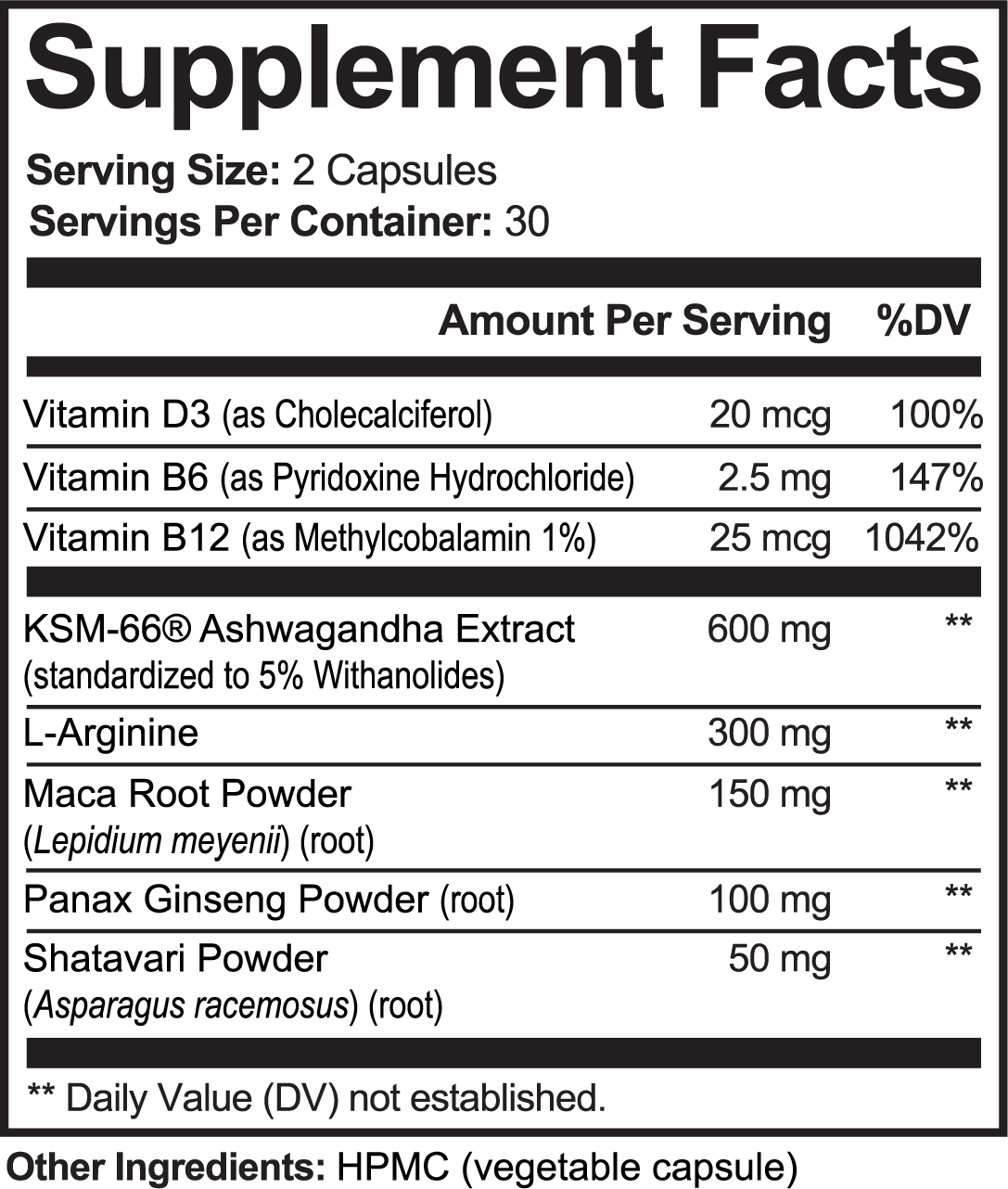 Ashwagandha Plus - KSM-66® Extract + B Vitamins & Adaptogens - Energy & Stress Support*