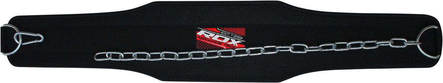 Dip (Dipping) Belt with Chain Back Support RDX 4DP - Fitness Health