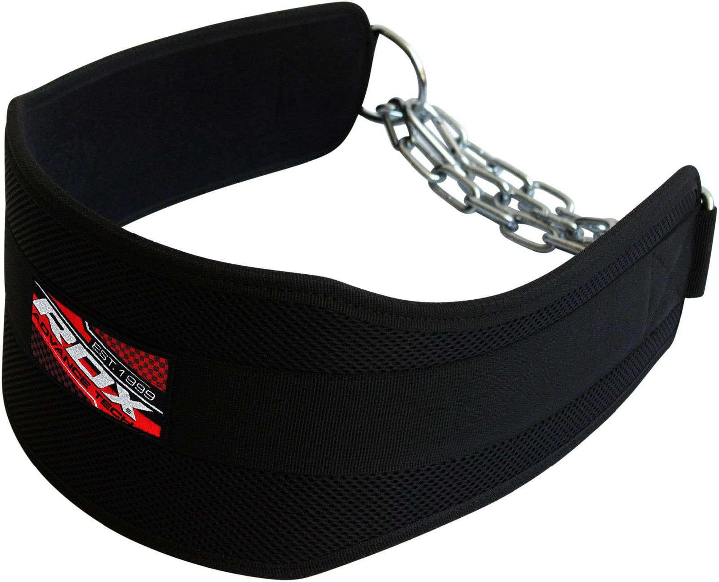 Dip (Dipping) Belt with Chain Back Support RDX 4DP - Fitness Health 