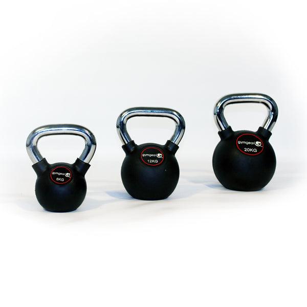 8kg Rubber Kettlebells - Fitness Health