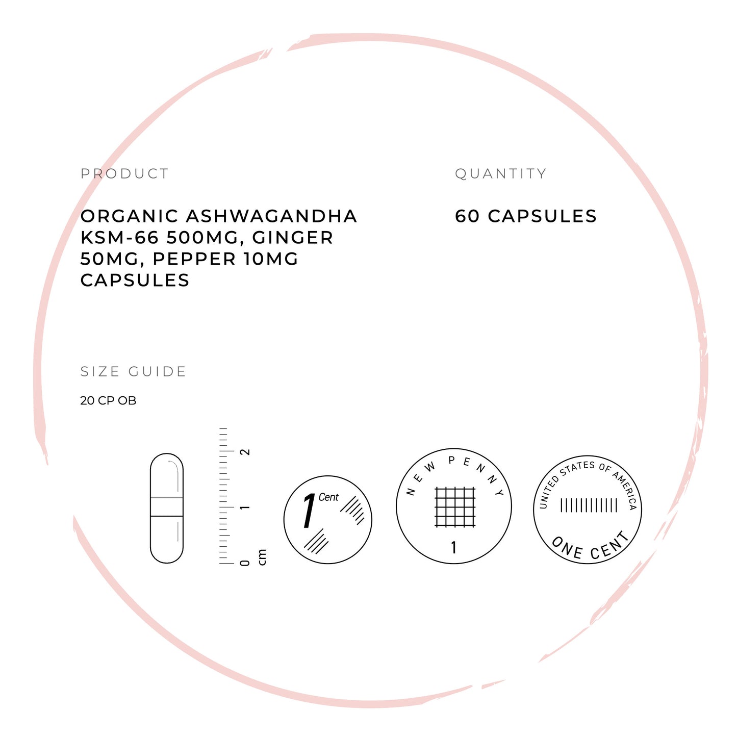 3-in-1 Complex for Stress & Energy Support - Organic Ashwagandha KSM-66 Capsules