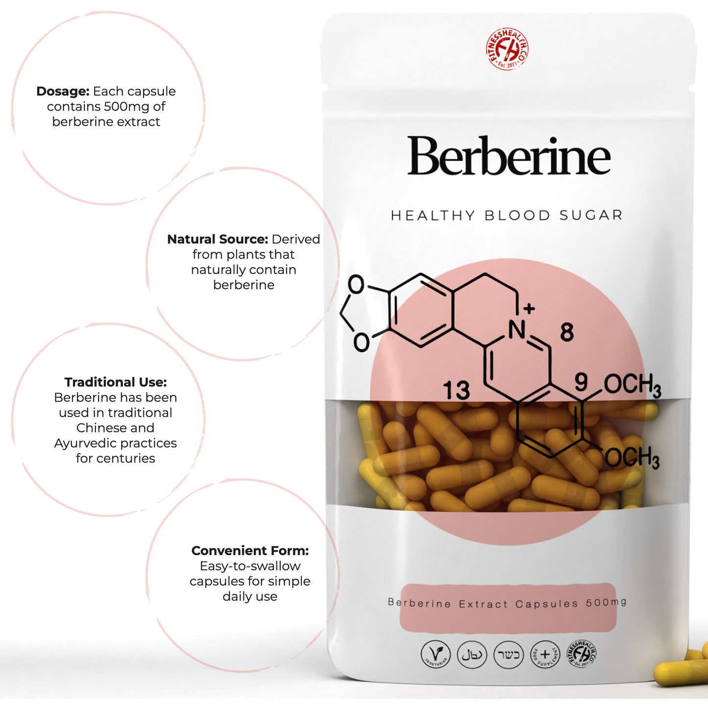 Berberine Supplement Capsules