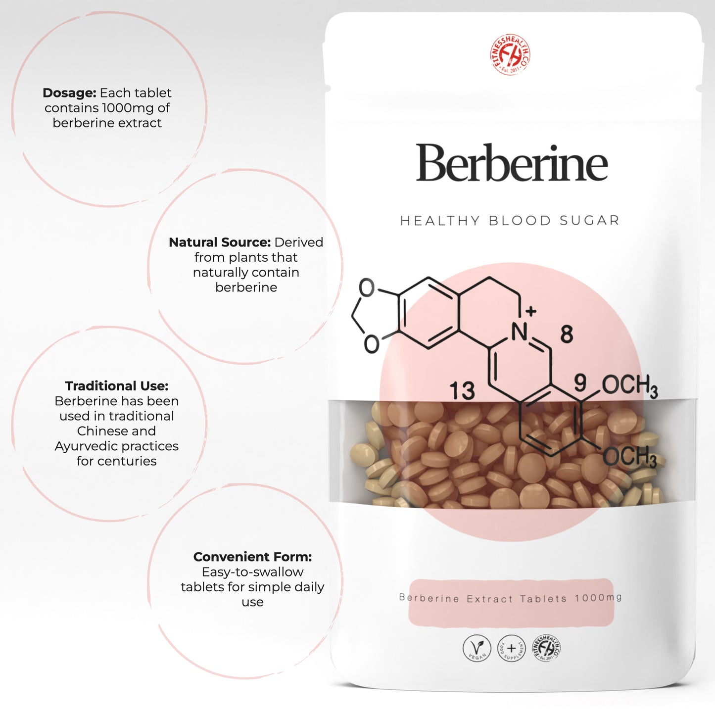 Berberine Supplement Tablets
