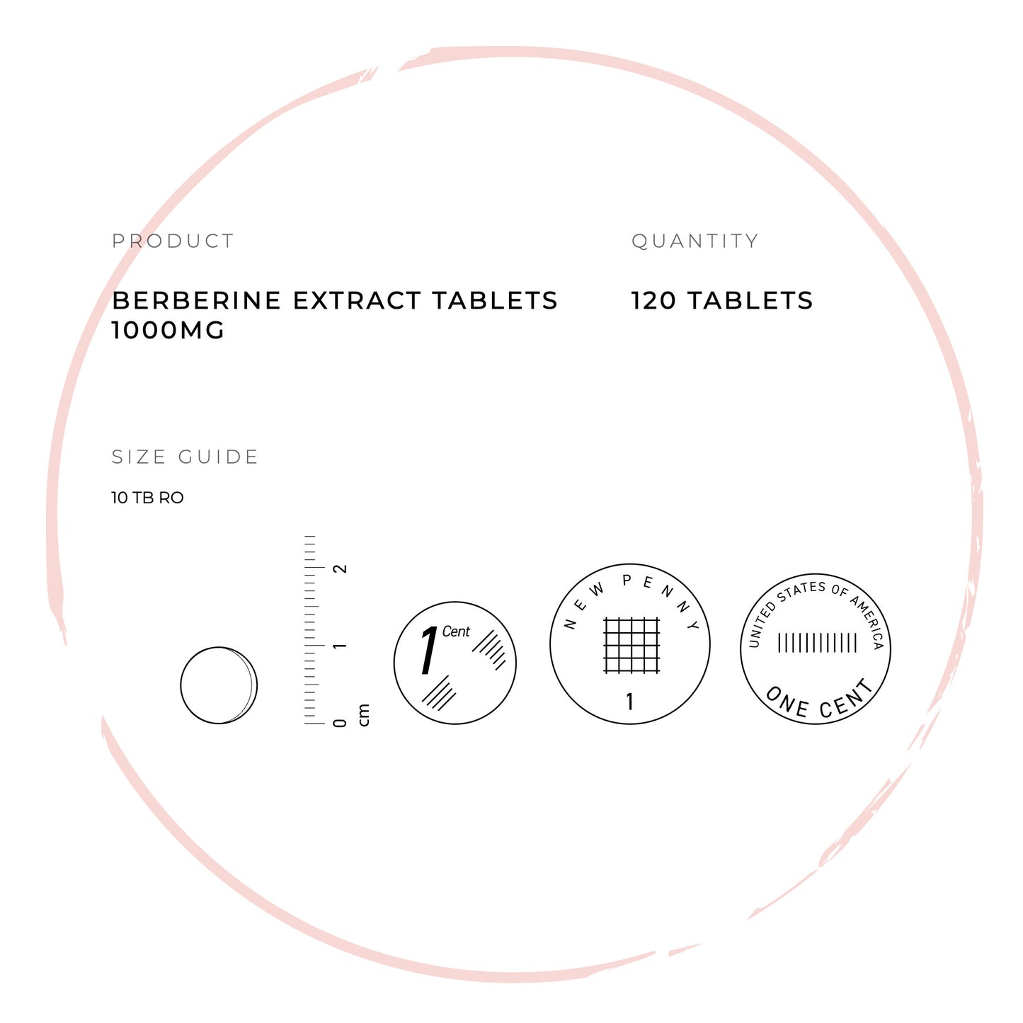 Metabolic Health & Glucose Support - Berberine Extract 1000mg Tablets