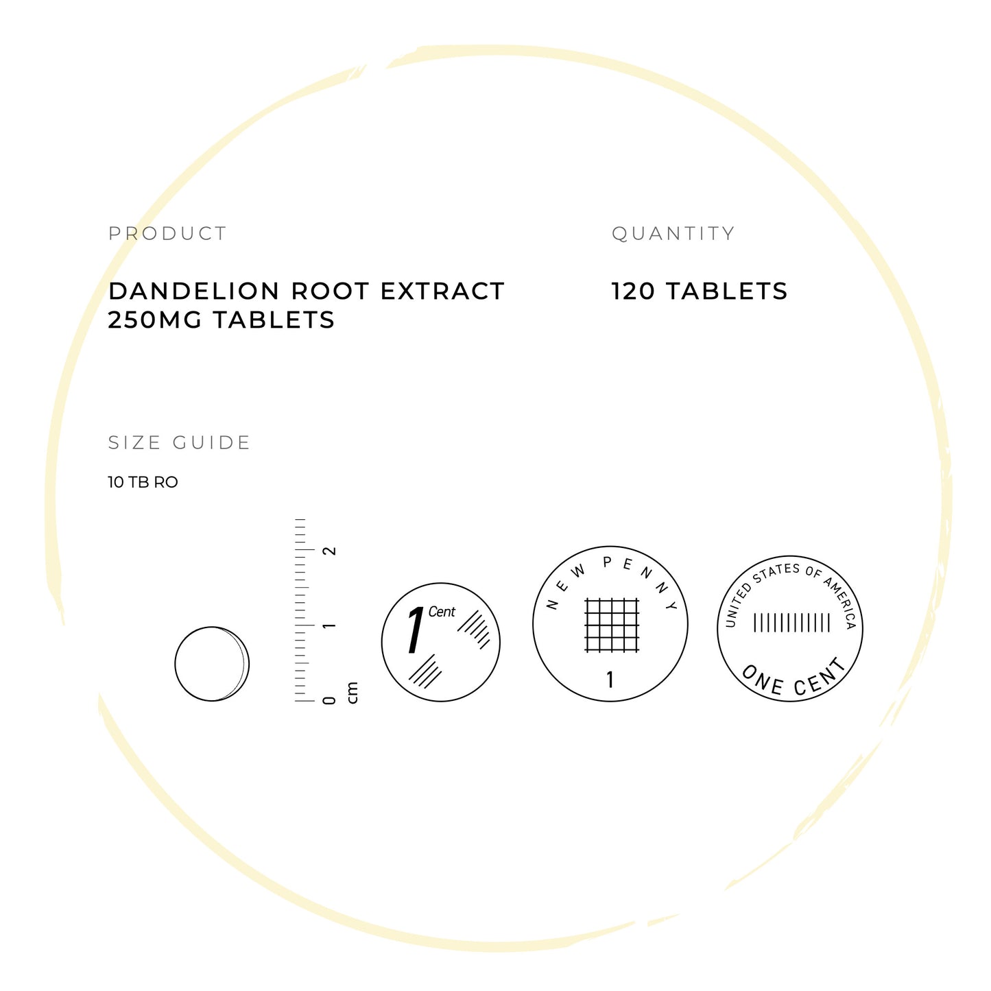 Dandelion Root Extract Tablets - Natural Prebiotic