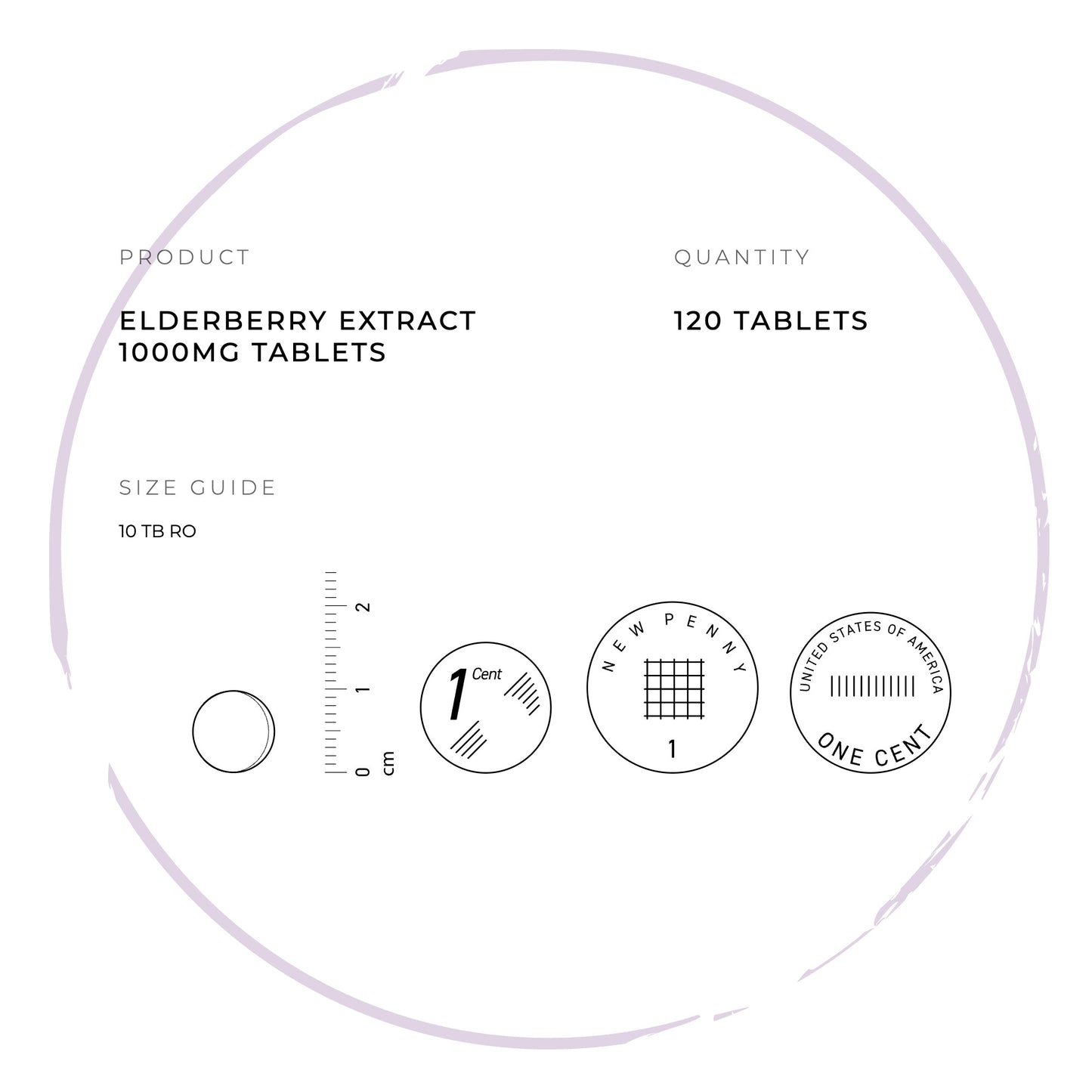 Immune & Antioxidant Support - Elderberry Extract 1000mg Tablets - UK Made Vegan