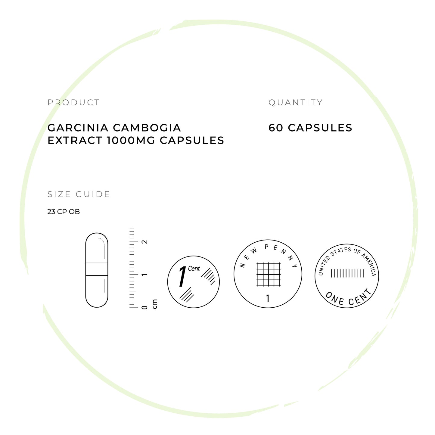 Weight Management & Appetite Support - Garcinia Cambogia 1000mg Capsules