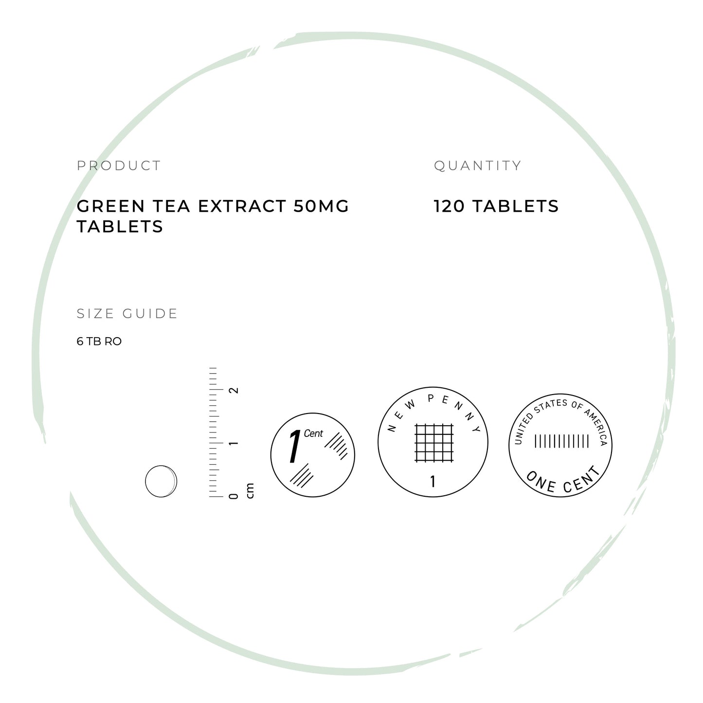 Green Tea Extract 50mg Tablets
