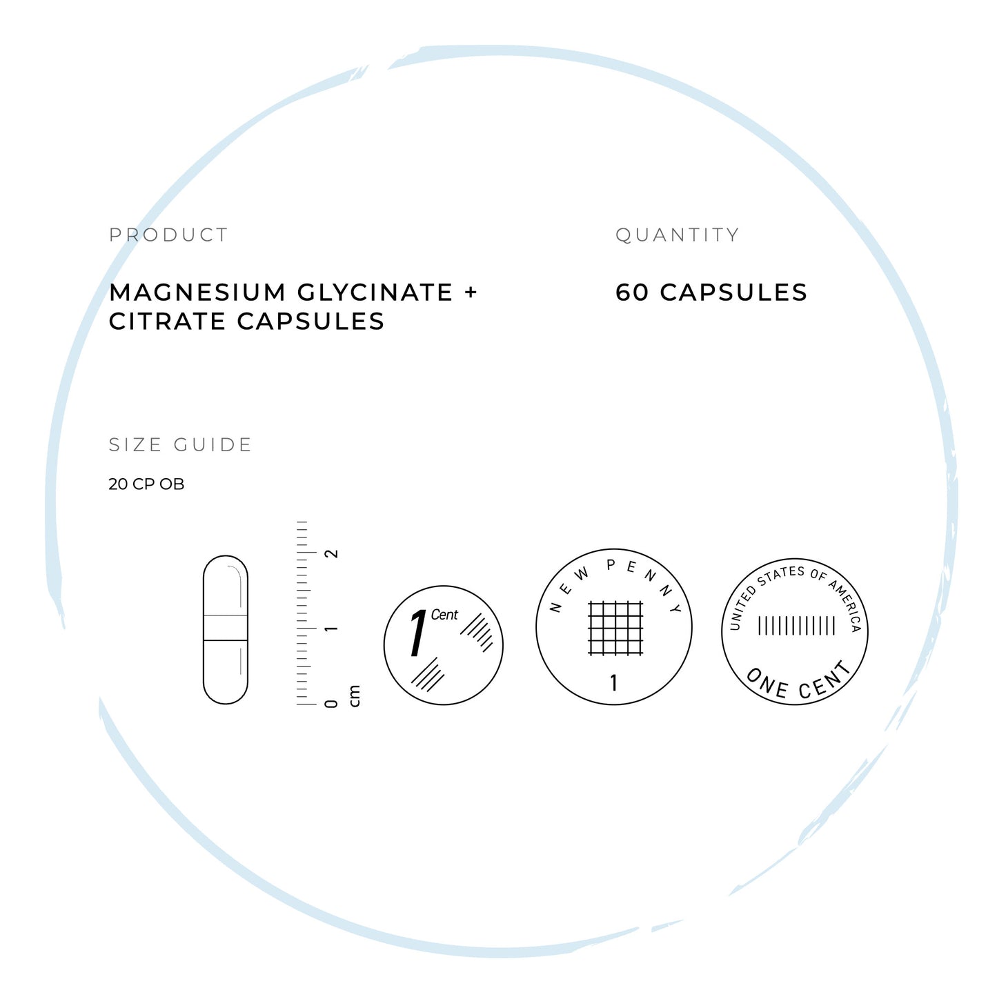 Magnesium Complex - Glycinate & Citrate - High Absorption Capsules for Sleep & Muscle Support