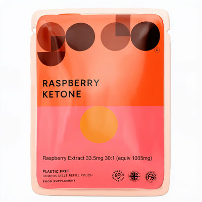Digestive & Weight Management Support - Raspberry Extract Capsules 1000mg (4% Ketones)