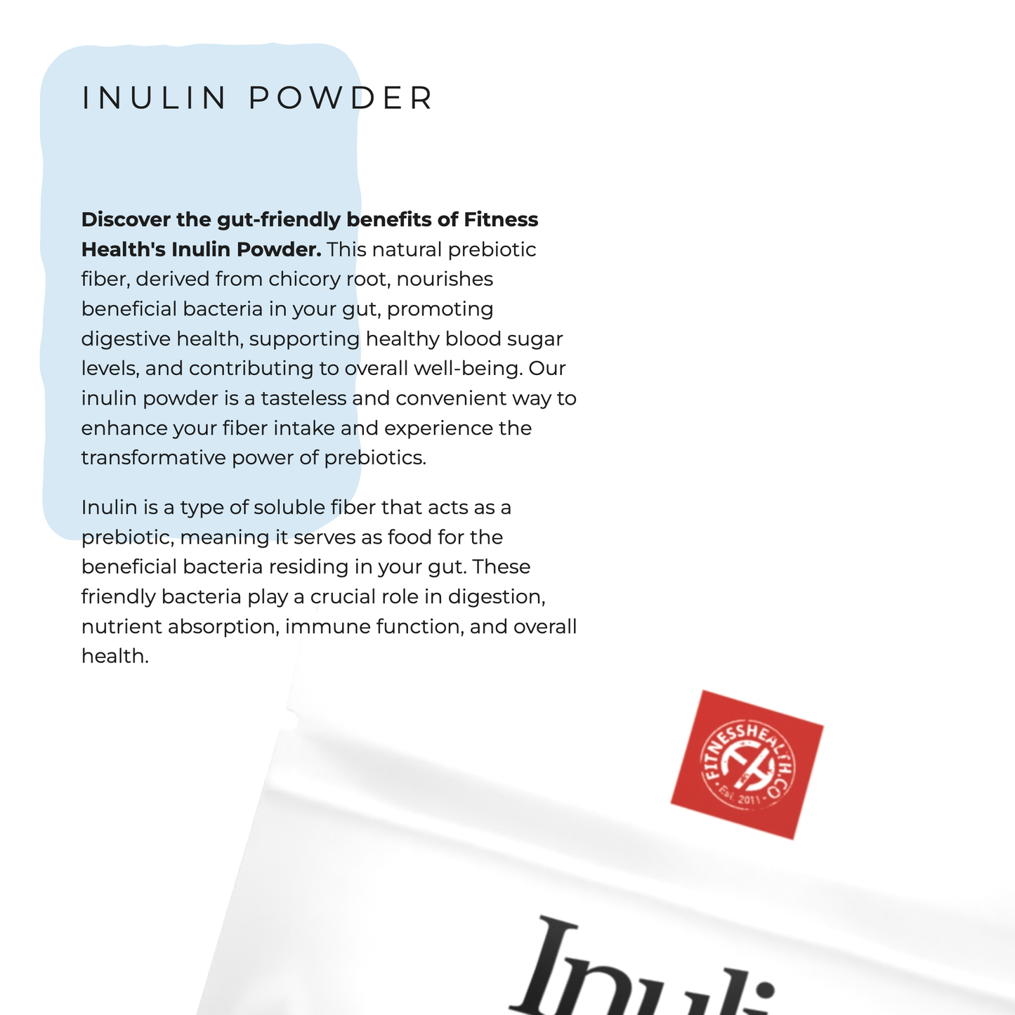 Inulin Powder - Chicory Root