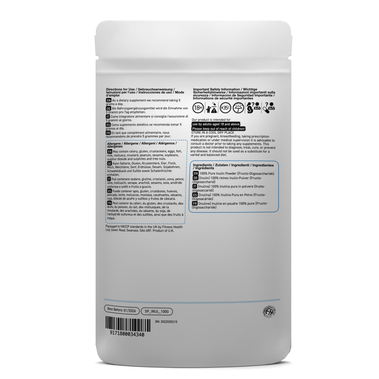 Inulin Powder - Chicory Root