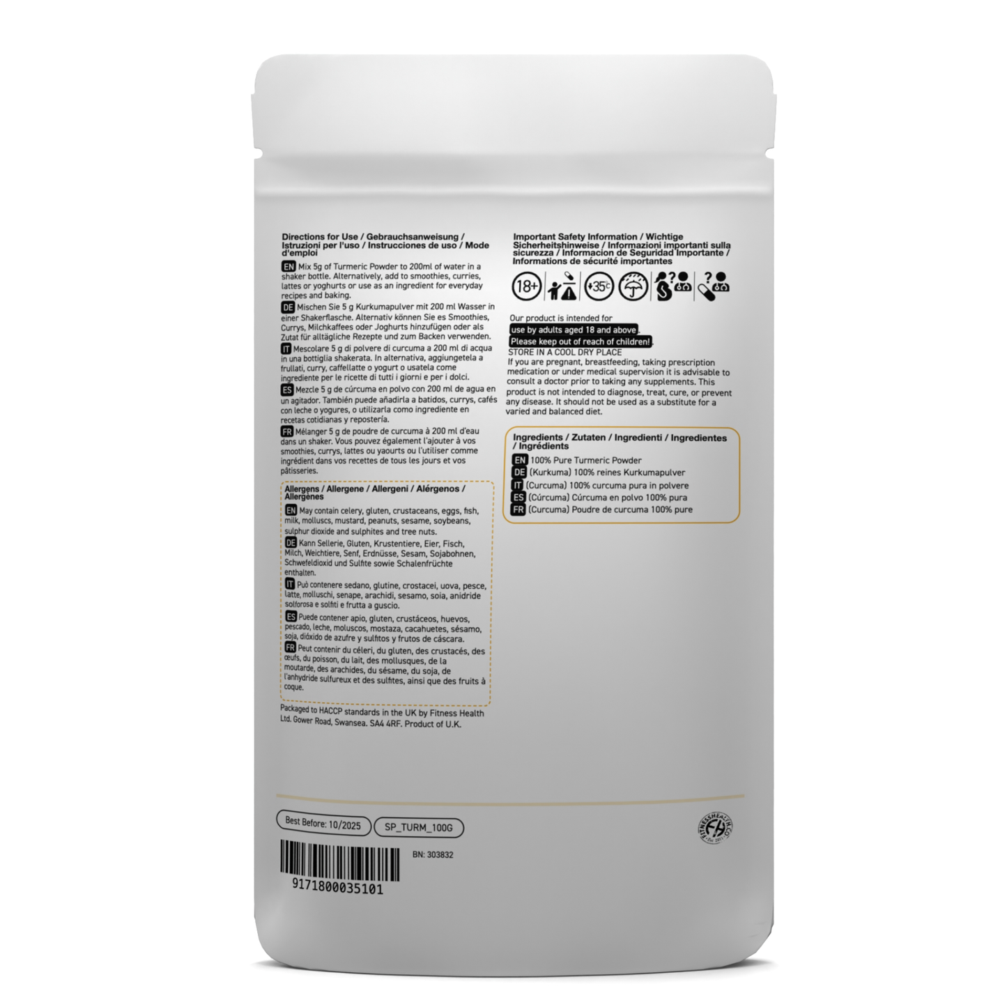 Organic Turmeric Root Powder