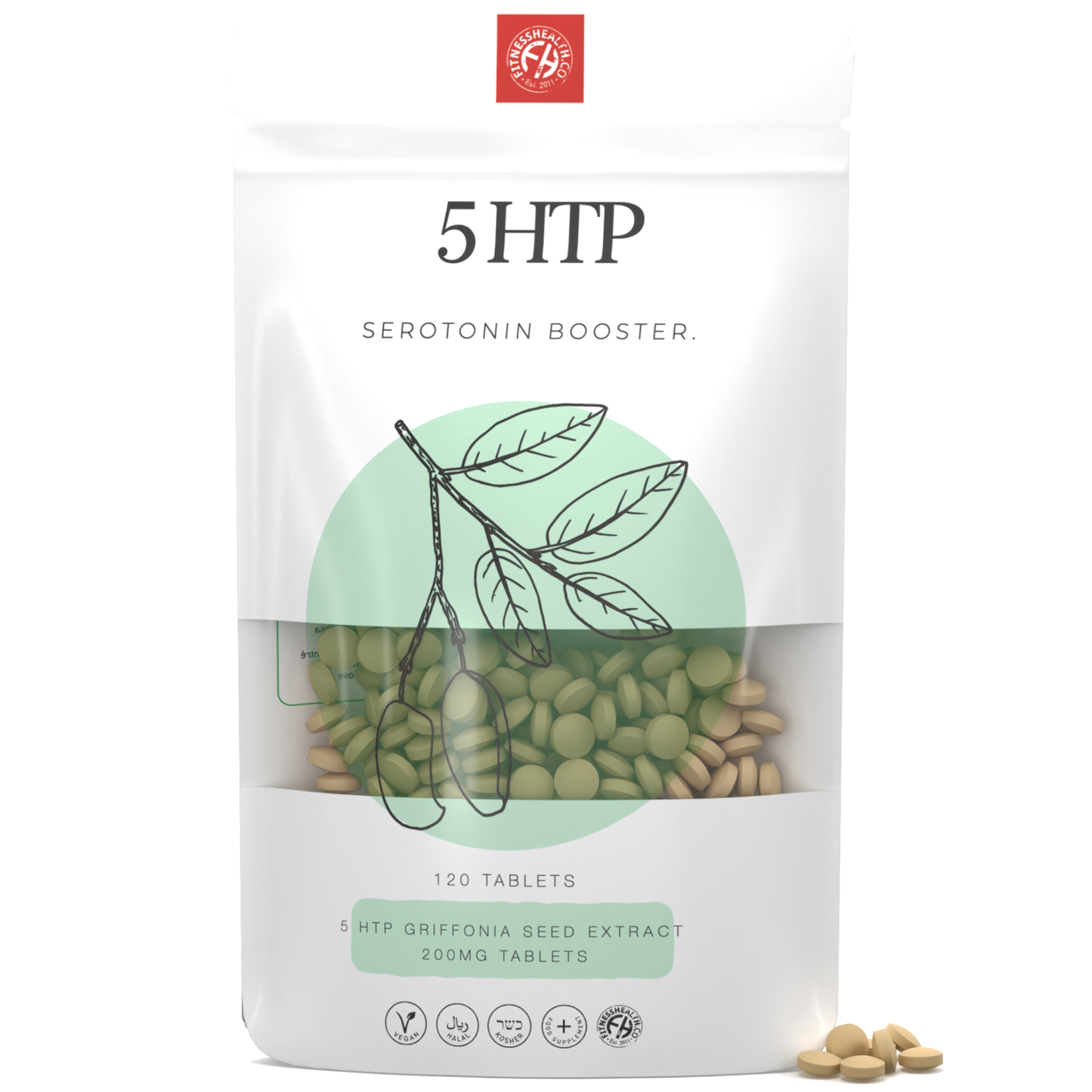 5 HTP Griffonia Seed Extract 200mg Tablets