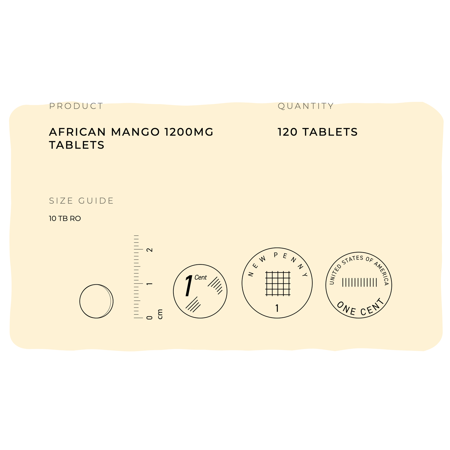 African Mango Extract 1200mg Tablets - Natural Formula