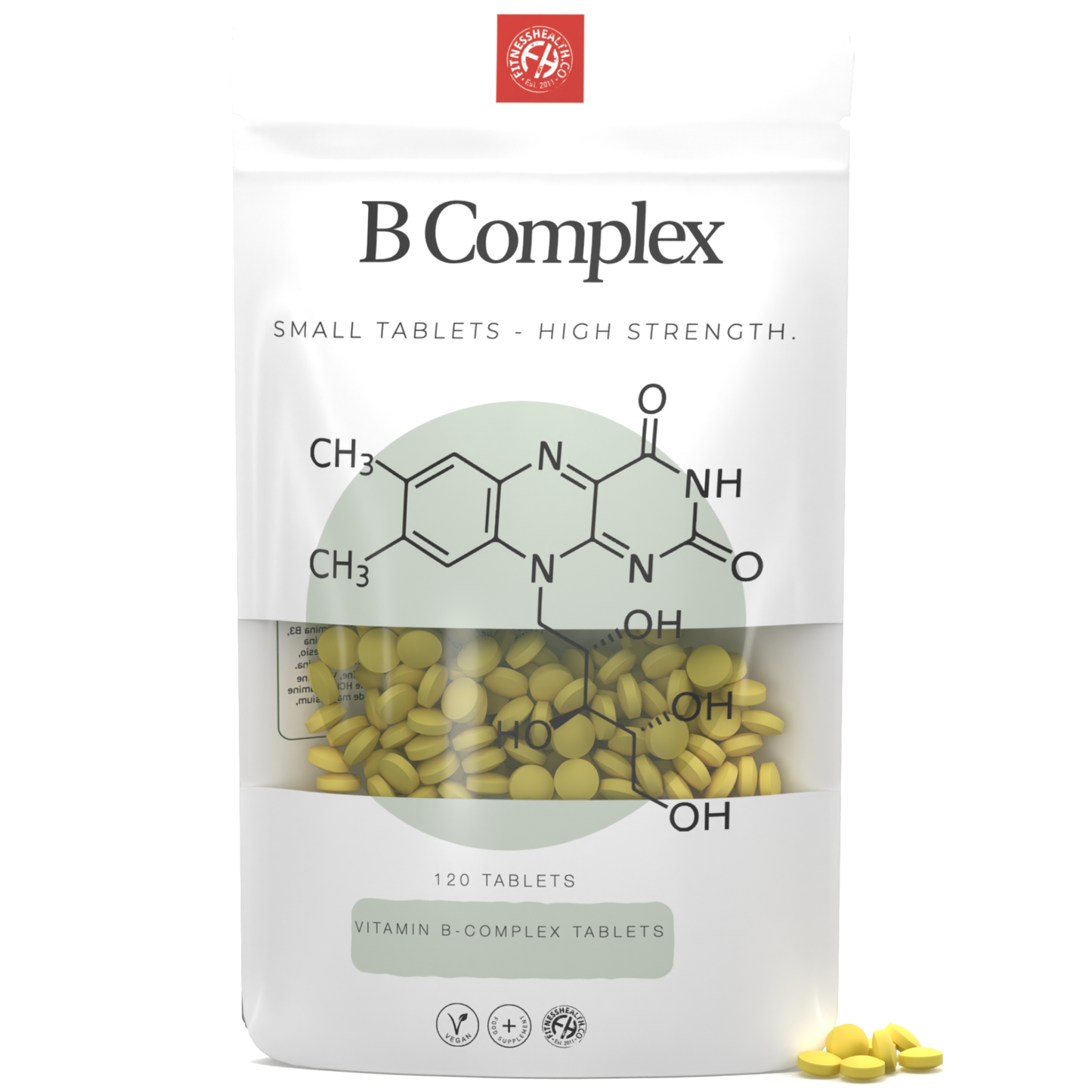 Vitamin B Complex Tablets - Essential B Vitamin Formula Natural Energy