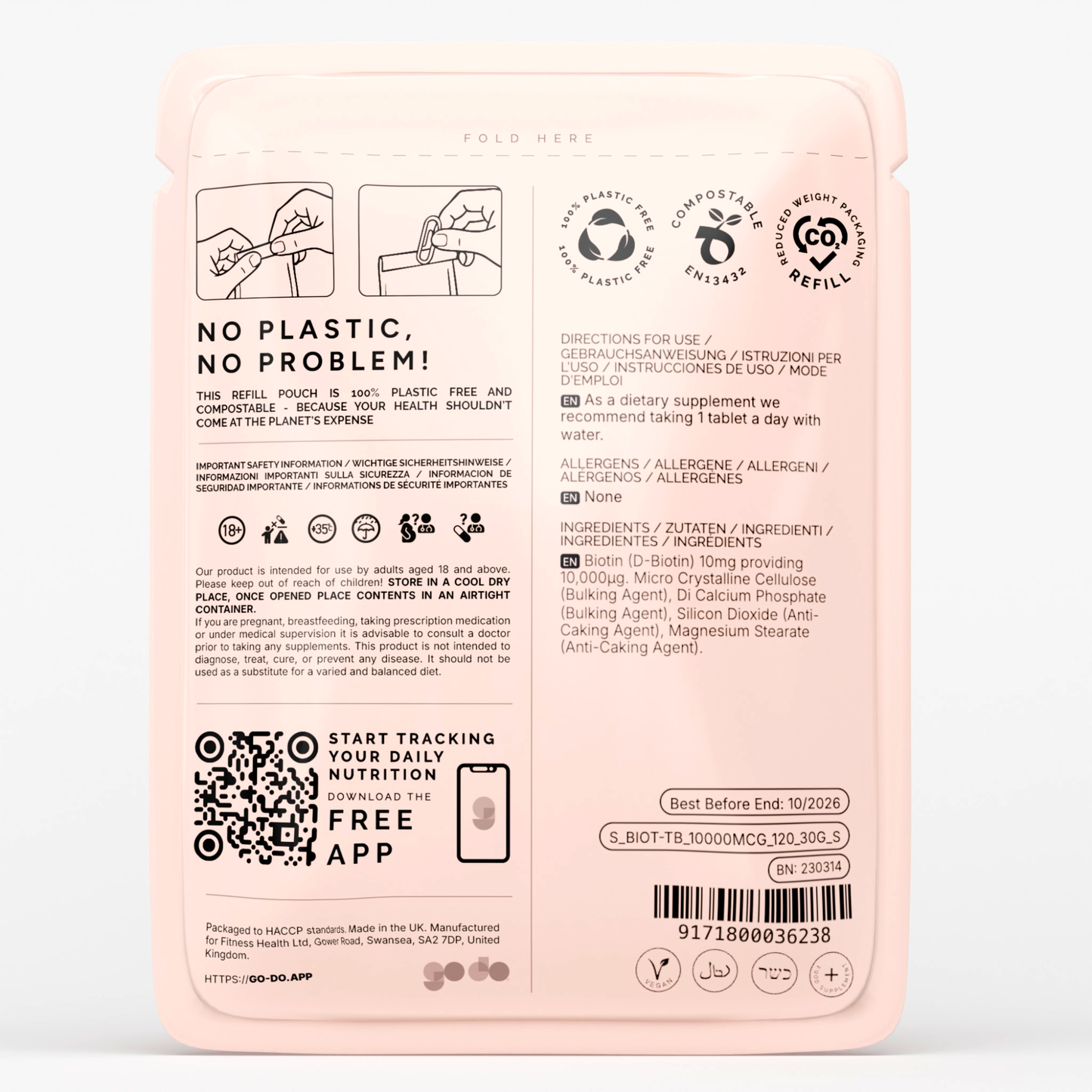 Biotin 10000mcg Tablets