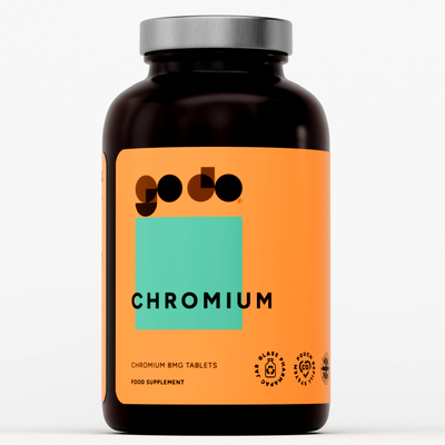 Chromium 8mg Tablets - Chromium Picolinate - Blood Sugar & Metabolism Support