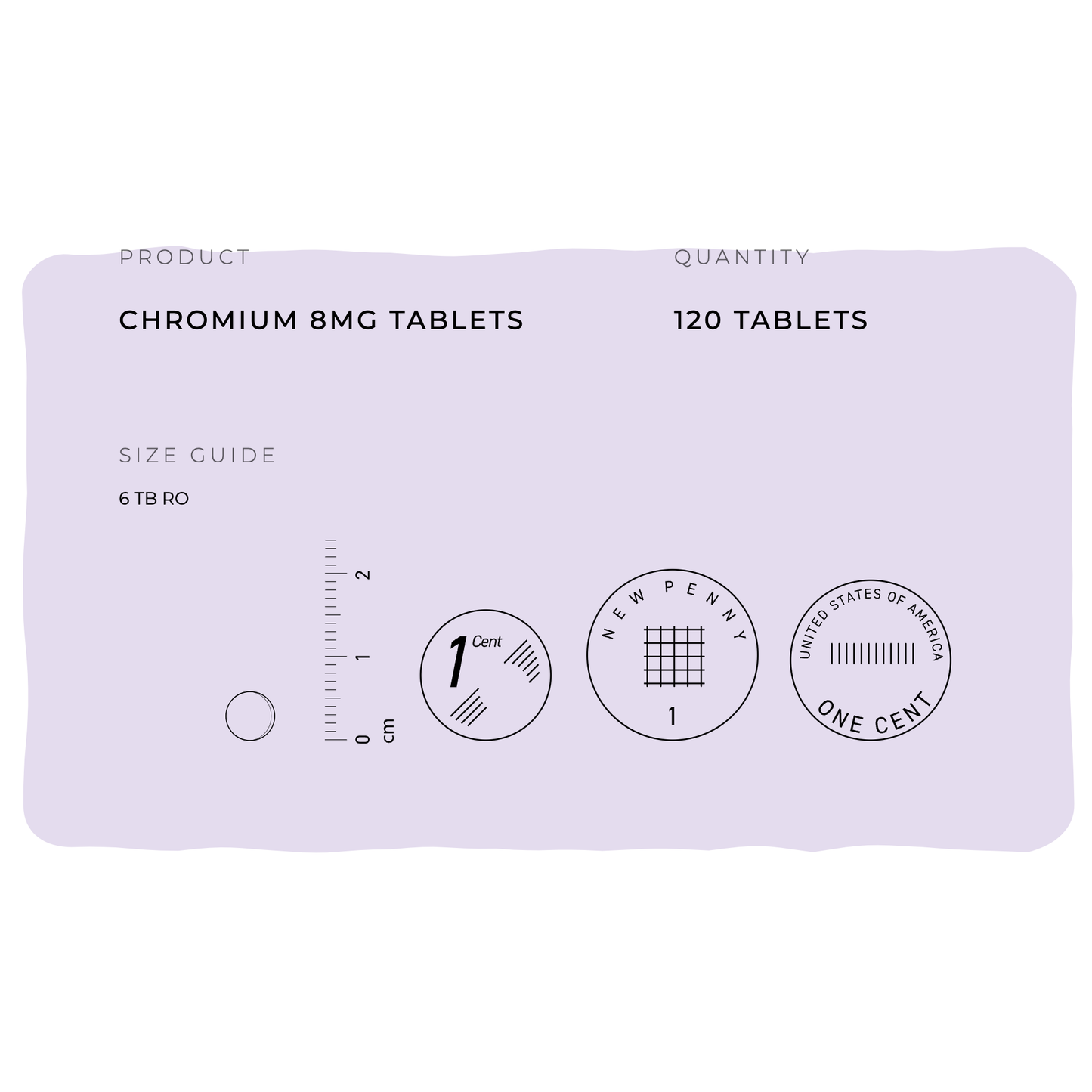Chromium Tablets 8mg Vegan Tablets