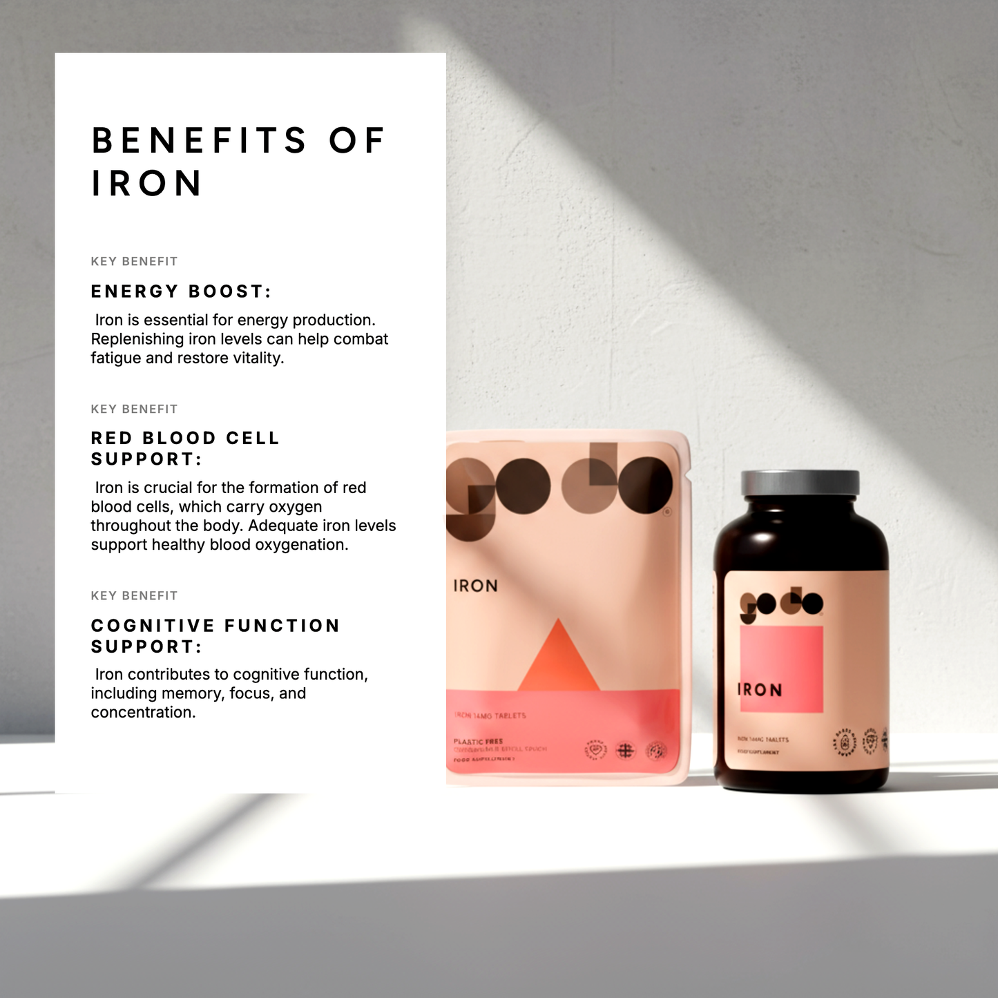 Iron 14mg Tablets - ONE a day