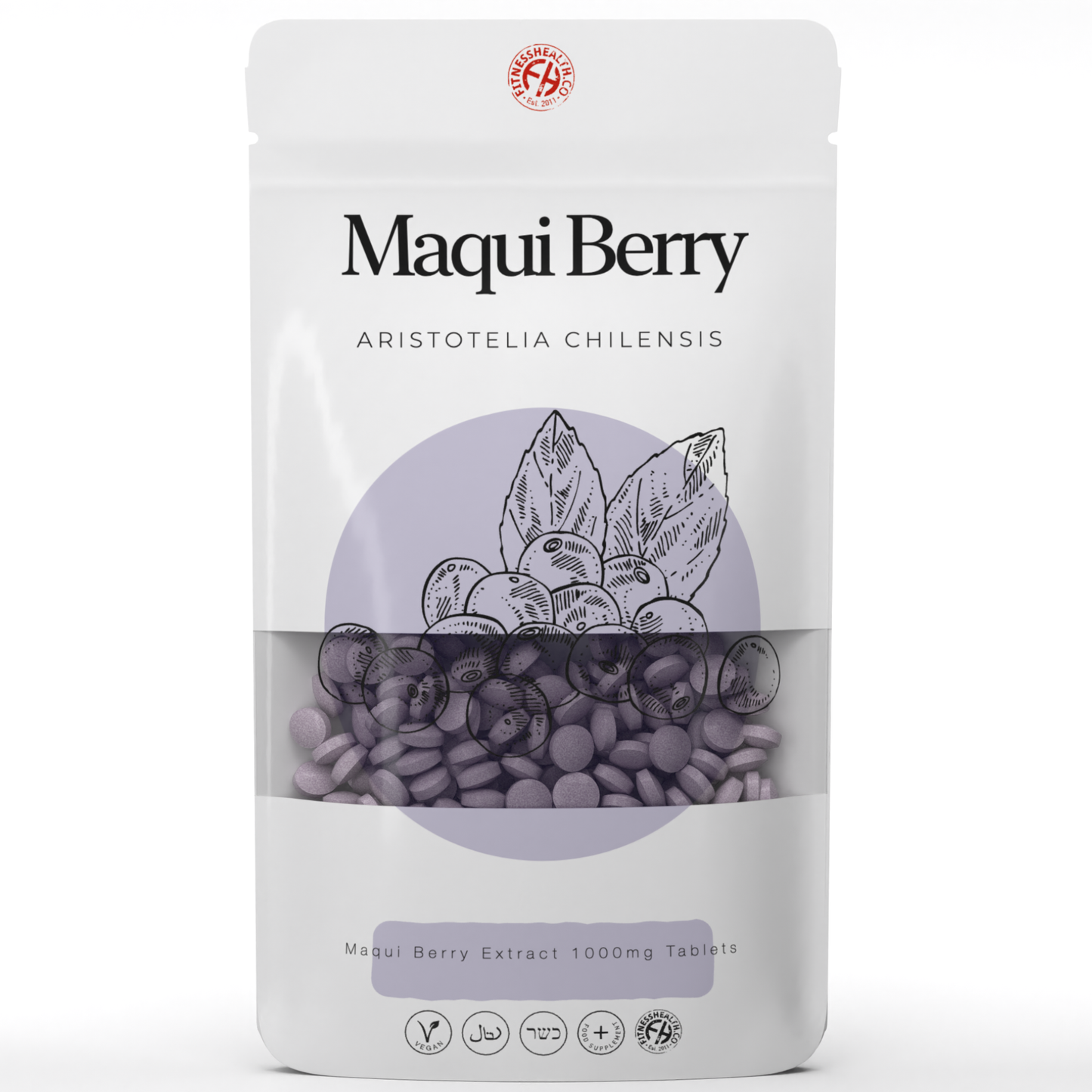 Antioxidant & Immune Support - Maqui Berry Extract 1000mg Tablets