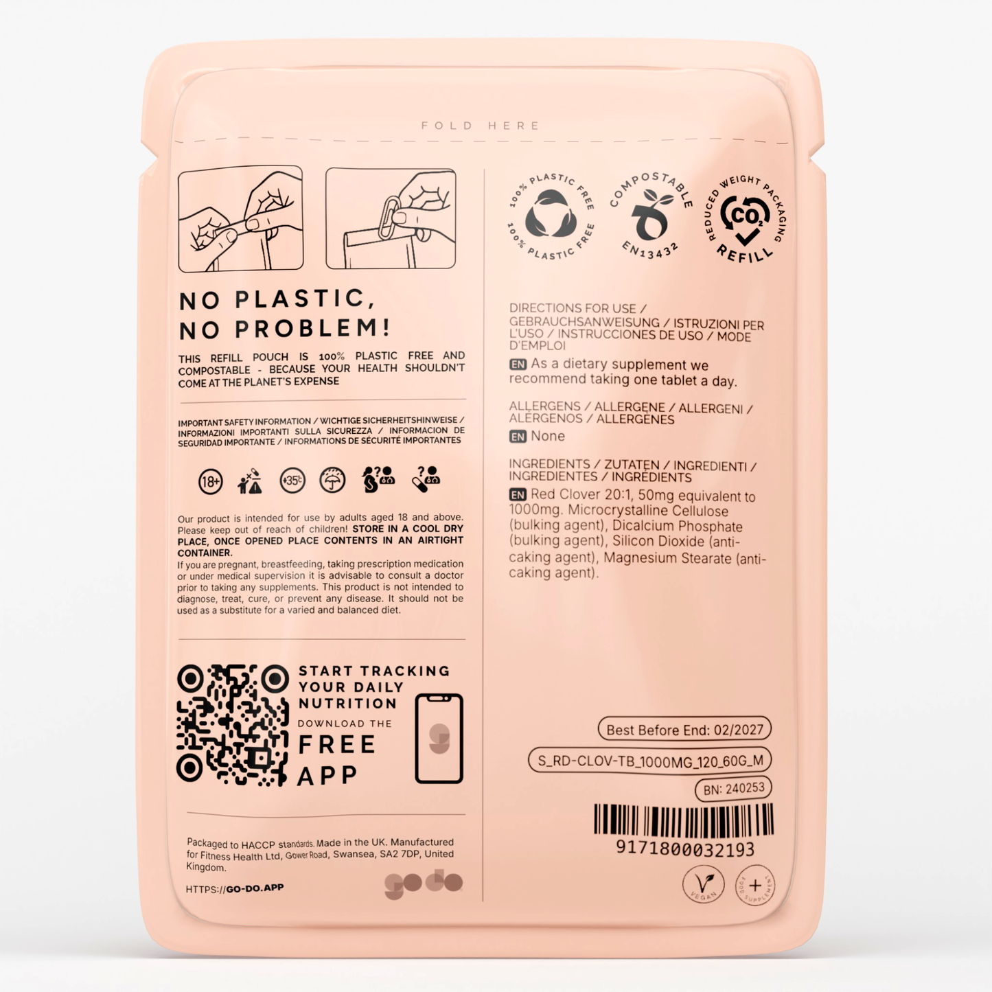 Red Clover Extract 1000mg Tablets