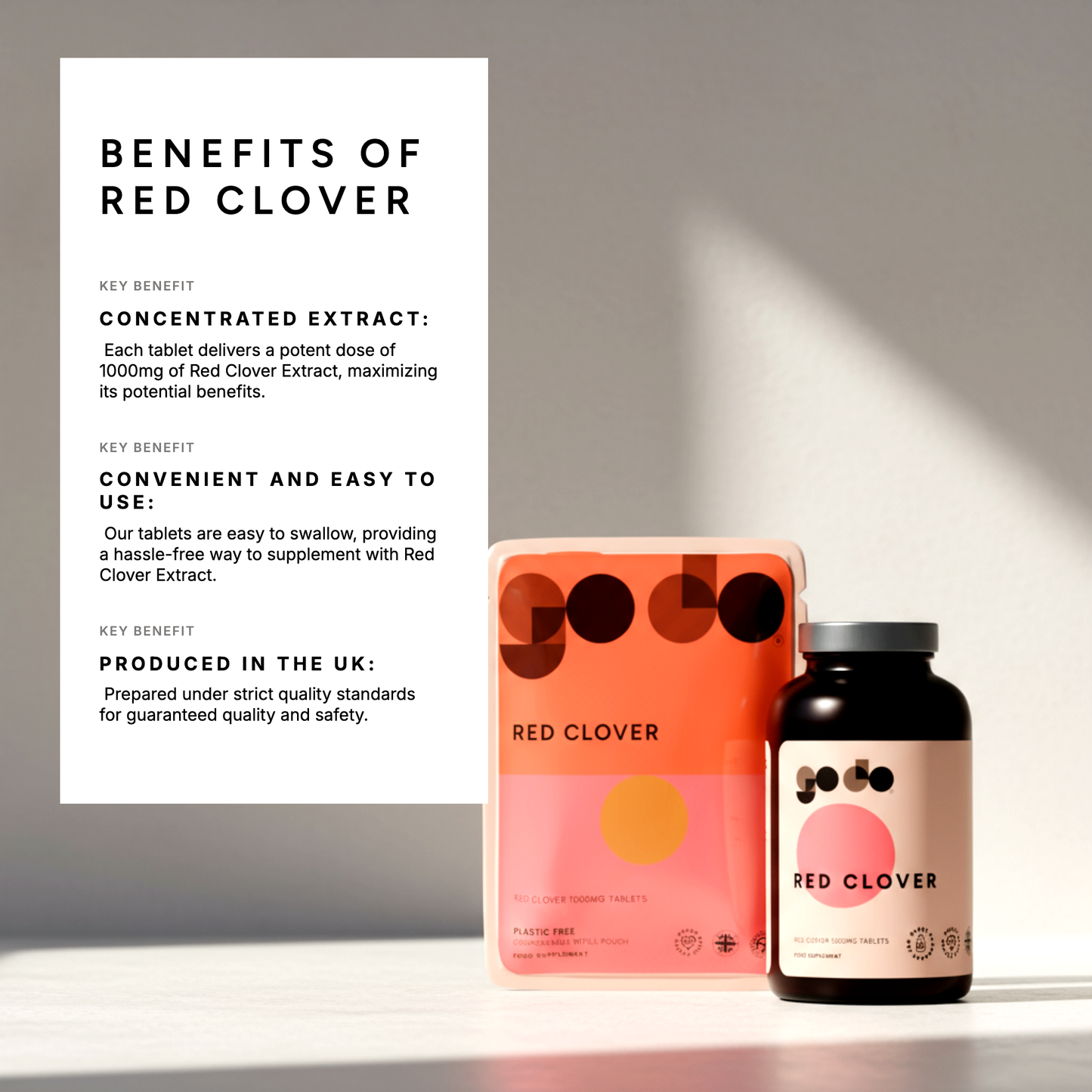 Red Clover Extract 1000mg Tablets