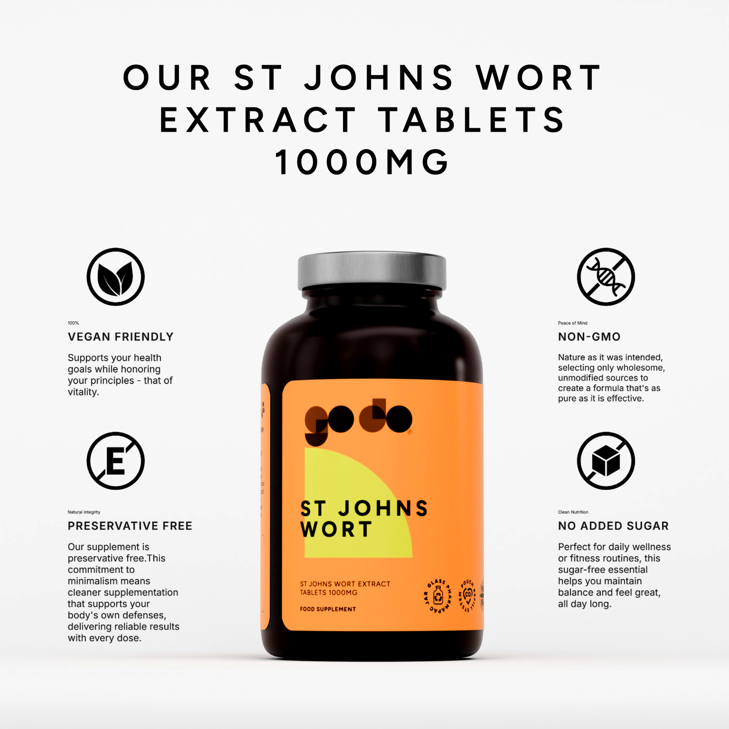 St Johns Wort Extract tablets 1000mg