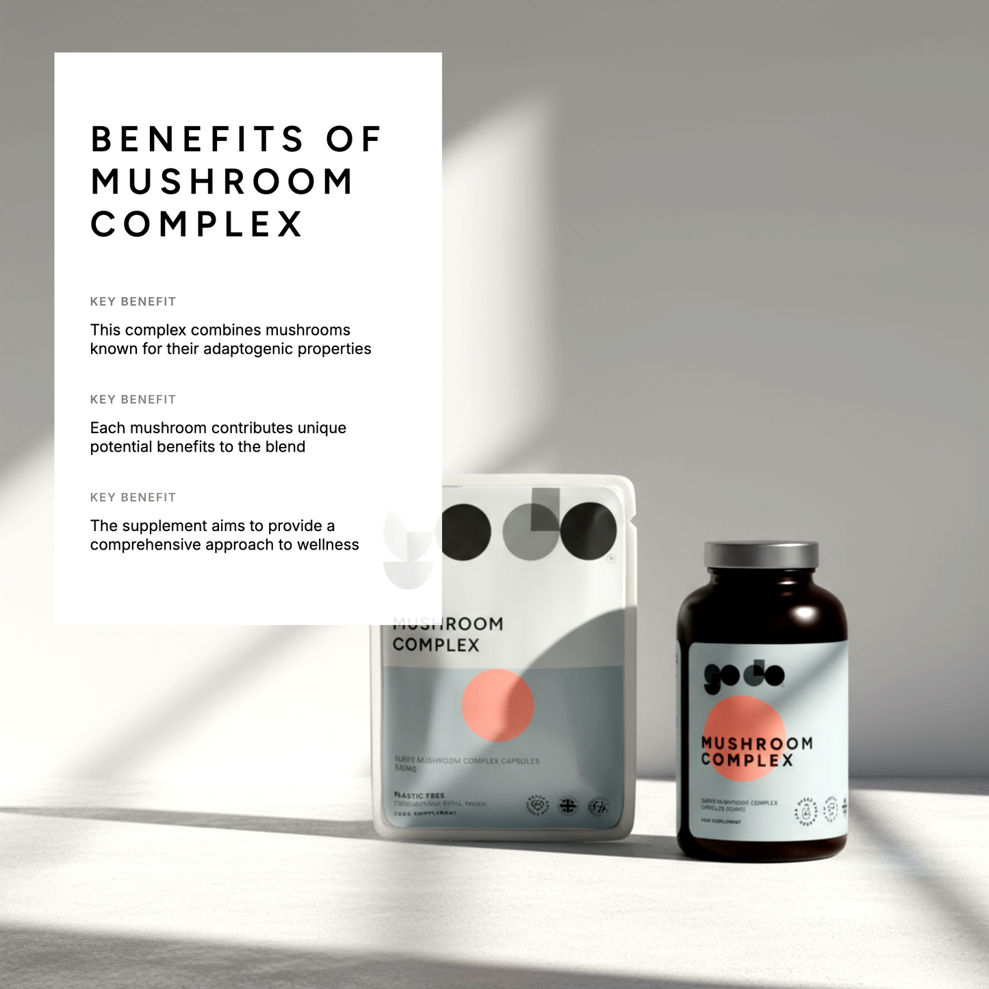 Super Mushroom Complex Capsules - Nootropic Blend