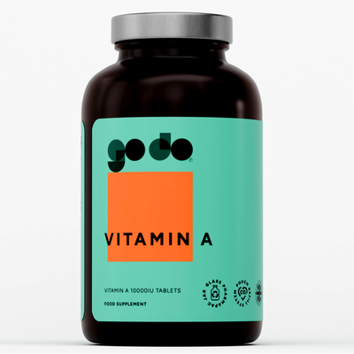 Vitamin A 10,000iu Tablets - Retinol Palmitate - Vision & Skin Health Support