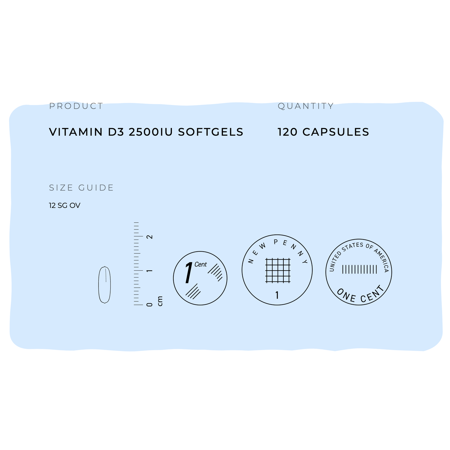 Vitamin D3 2500iu Softgels High Strength Capsules