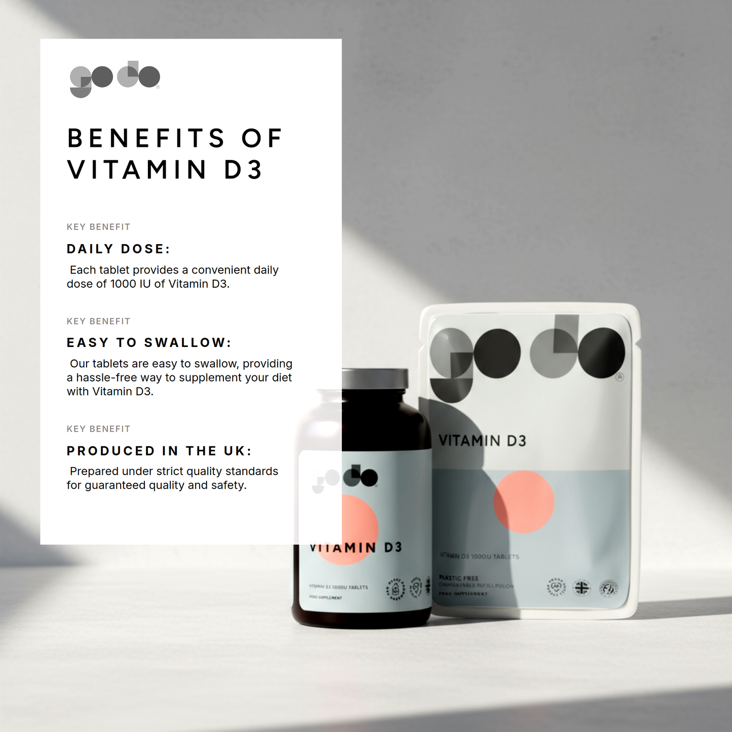 Vitamin D3 1000iu Tablets