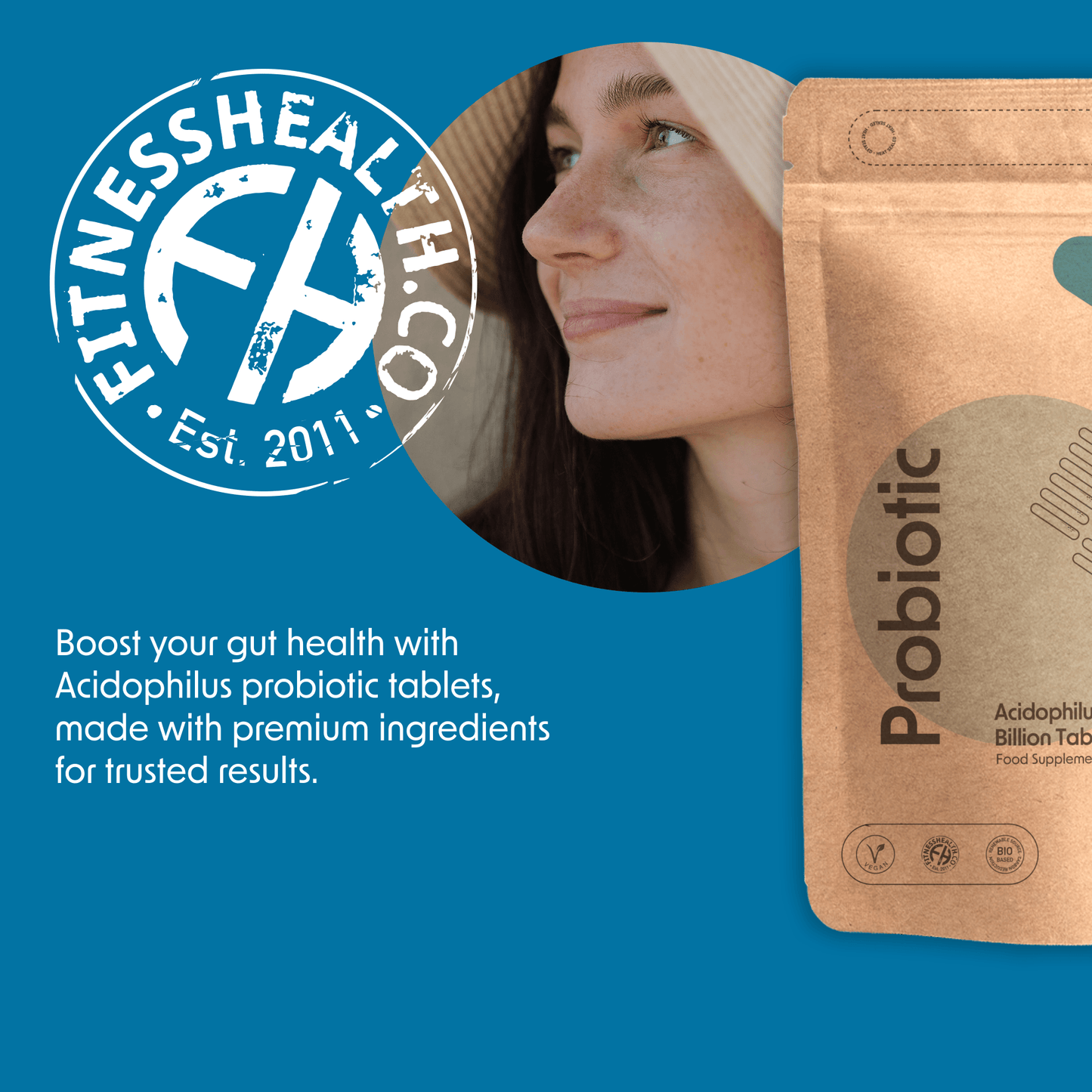 Acidophilus Lactobacillus 1 Billion Probiotic Tablets - Fitness Health