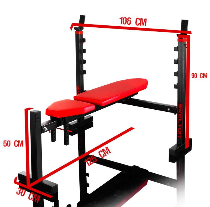 Adjustable Gym Bench Press Home Fitness Function - Fitness Health 