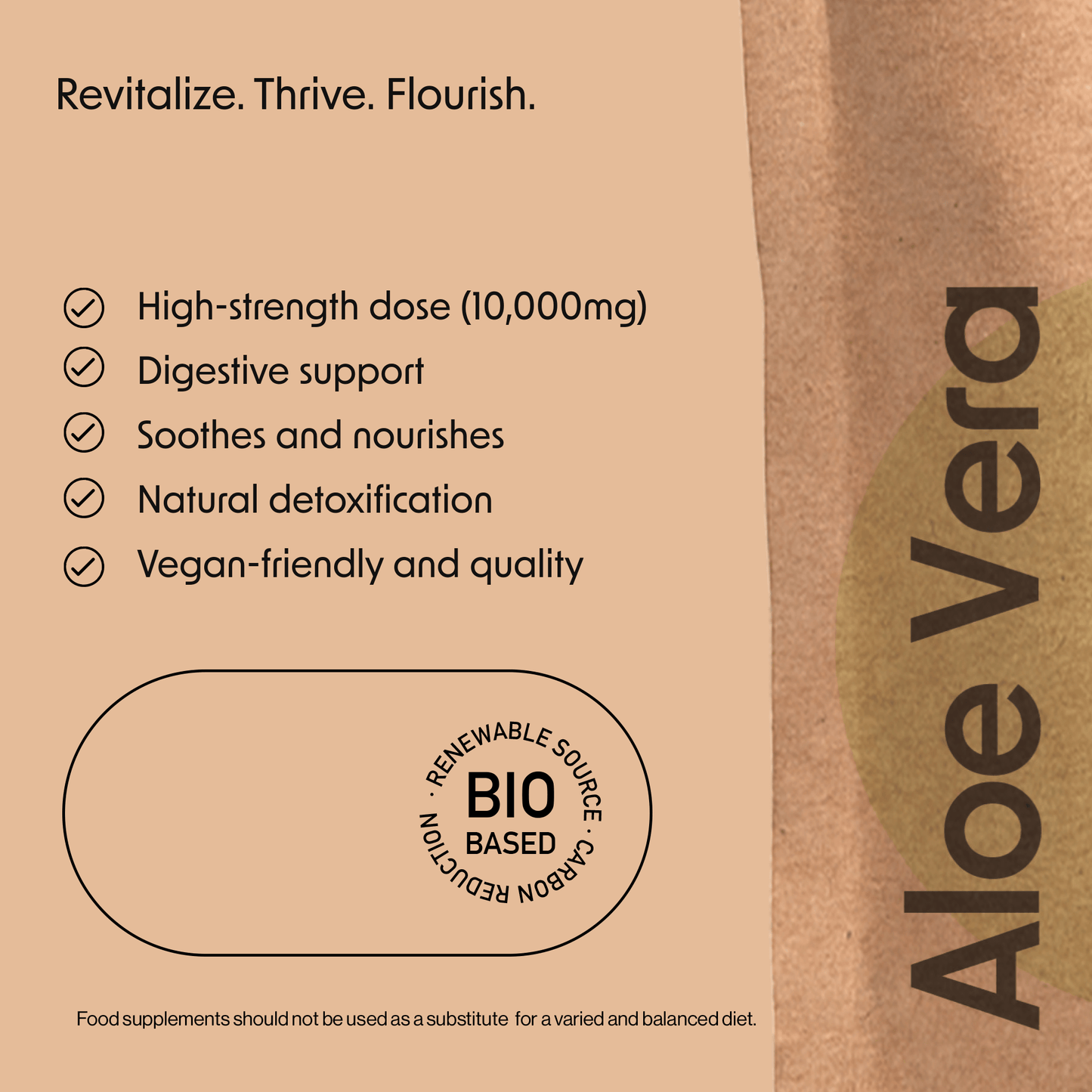 Aloe Vera Tablets 10000mg High Strength - Fitness Health