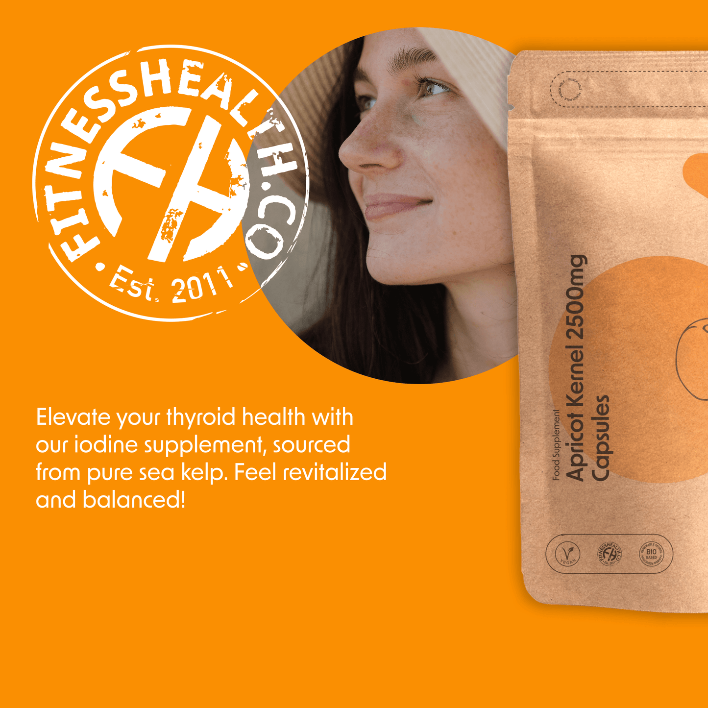 Apricot Kernel 2500mg Capsules - Vitamin B - Amygdalin - Fitness Health