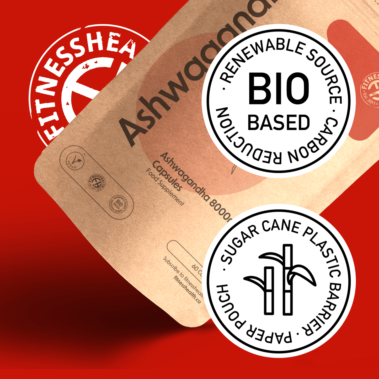 Ashwagandha Capsules 8000mg - Fitness Health