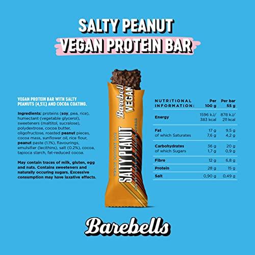 Barebells Protein Bars | 15g protein low carb vegan chocolate bars with vegan protein | delicious vegan snacks - Fitness Health